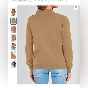 KIRUNDO Women's  Long Sleeve Knit Sweater